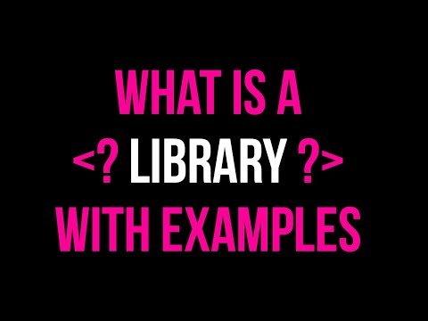 Video: Hva er et bibliotek-OS?