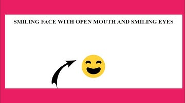 HTML tutorial in Hindi-How To Make the EMOJI in html SMILING FACE WITH OPEN MOUTH AND SMILING EYES.