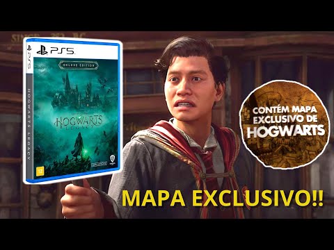 Unboxing HOGWARTS LEGACY PS5 Com Mapa EXCLUSIVO 