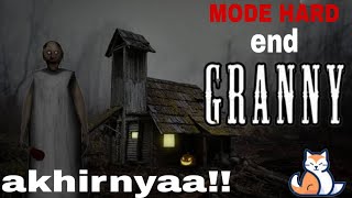 MENYELESAIKAN MODE HARD - GRANNY HARD MODE end