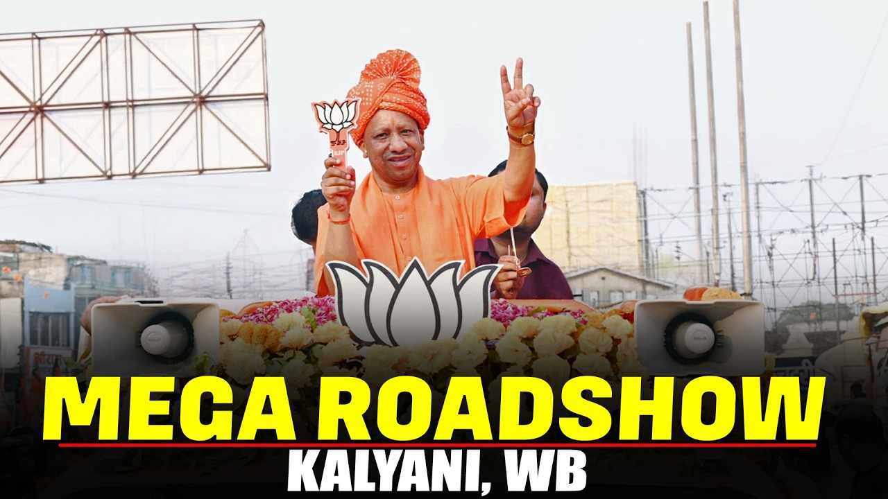 LIVE: Yogi Adityanath holds election campaign in Kalyani, West Bengal ...