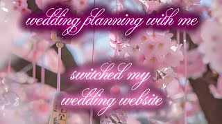 Full changing wedding website | wedding planning part 9 | em.elia19 Update
