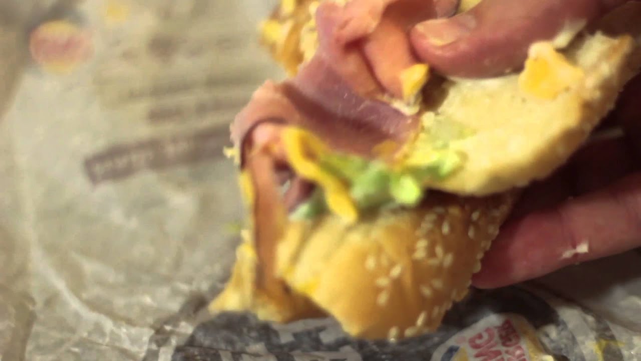 Yumbo Hot Ham & Cheese Sandwich from Burger King YouTube