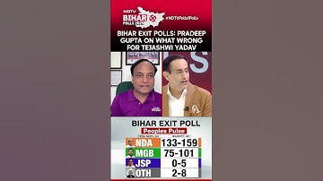 Bihar Exit Poll 2025 | Pradeep Gupta On What Really Went Wrong For Tejashwi Yadav