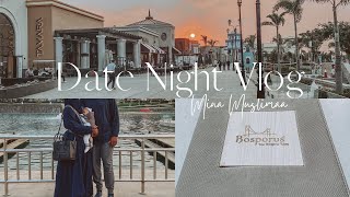 Black Muslim Family in Egypt : Date Night Vlog | Open Air Mall | Restaurant Review