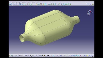 Catalytic Converter Catia V5 Generative Shape Design