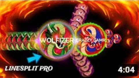 WOLFIZER GAMEPLAY blob io crazy epic linesplit, doublesplit, popsplit, tricksplit  (IM BACK)