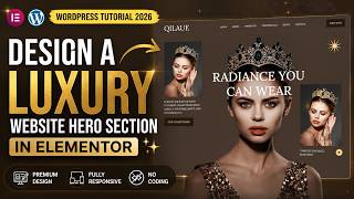 Create a Modern Landing Page Hero Section in ELEMENTOR (Step-by-Step WordPress Tutorial)