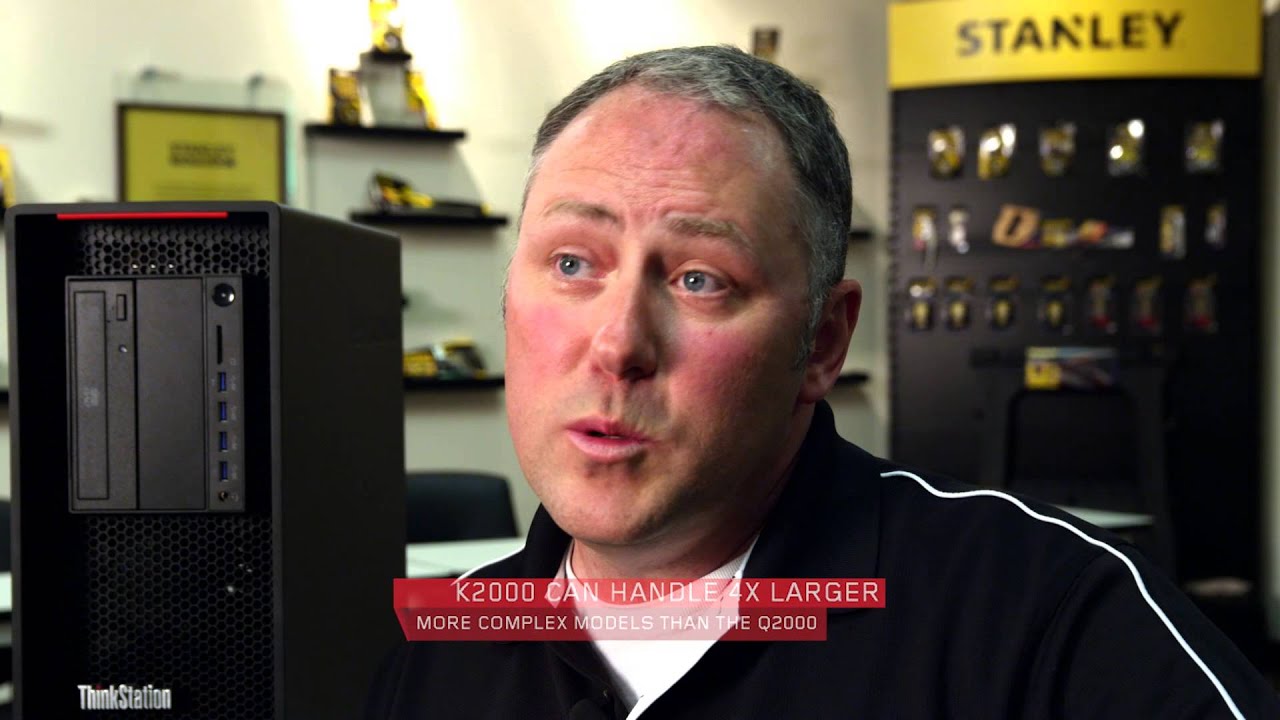 Stanley Black & Decker uses Lenovo ThinkStation P Series for product design
