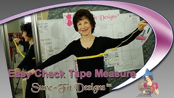 Easy Check Tape Measure by Sure-Fit Designs™ Easy Check Tape Measure