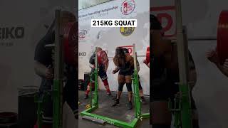 215KG/ 474lbs SQUAT