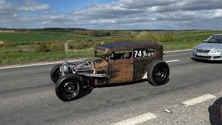 Hot rod ride to the Sunday scramble