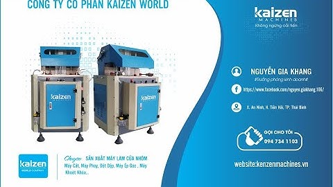 Quy trình thay thế xilanh dầu máy cắt nhôm 1 đầu