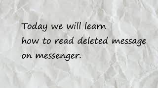 How to recover deleted messages on messenger (2020) notisave app screenshot 5