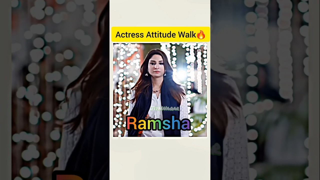 Pakistani actress attitude walk🔥❤️