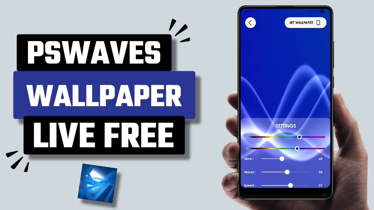 Лучшее бесплатное приложение PSwaves Live Wallpapers для Android