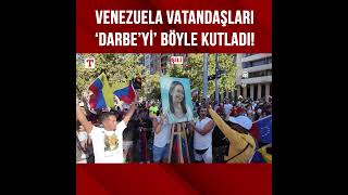Yurt Dışındaki Venezuelalılar Maduranın Yakalanmasını Kutladılar