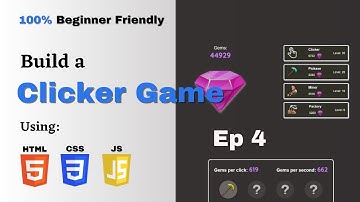 Build an incremental CLICKER game with vanilla HTML, CSS and JS (EP4) - Saving & Loading