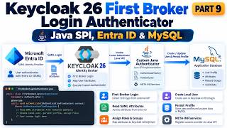 Keycloak 26 First Broker Login Authenticator | Java SPI, Entra ID & MySQL (Part 9)