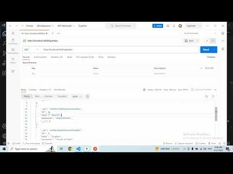 how to get data from mongodb to the postman
