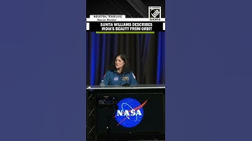 “Amazing, network of lights”: Sunita Williams talks about India
