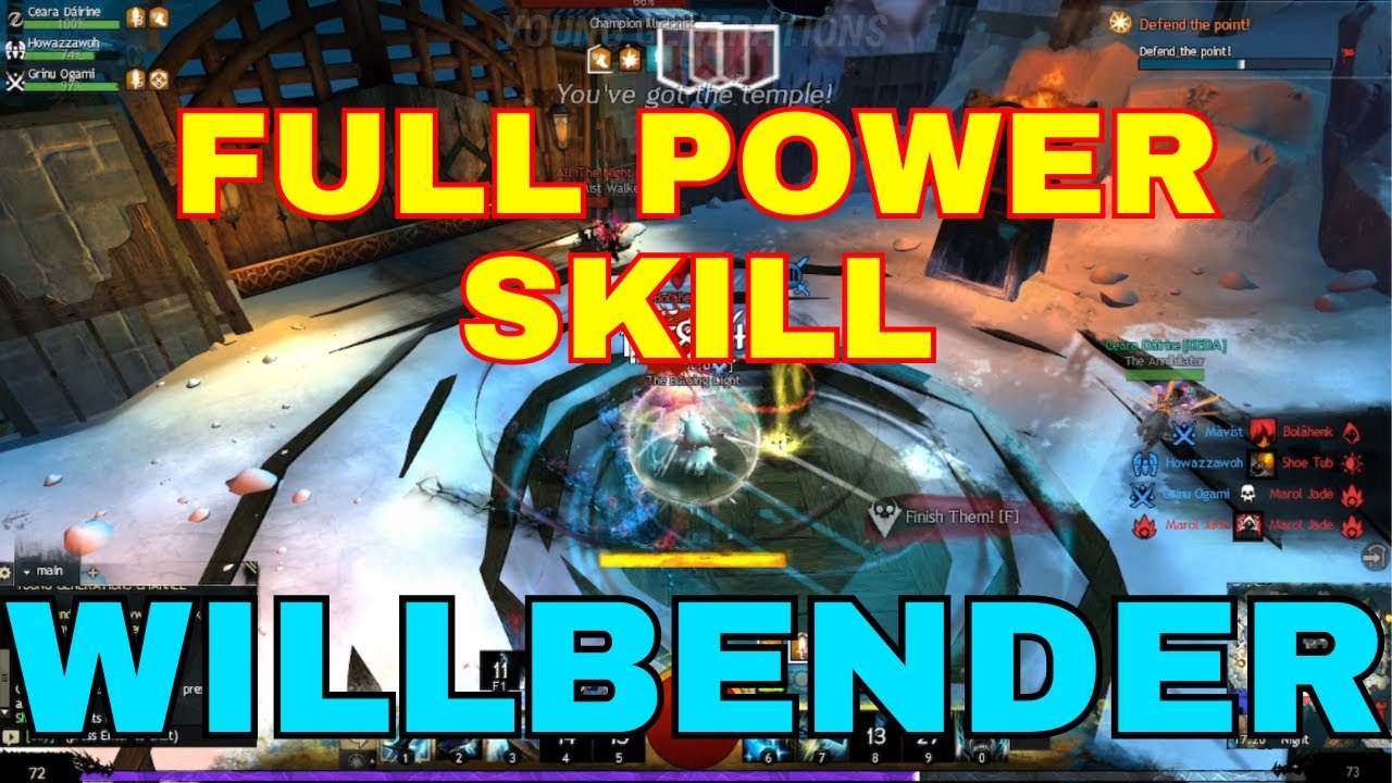 WILLBENDER IN A MATTER OF MINUTES THE WILLBENDER FINISHED ALL THE OPPONENTS PVP GUILD WARS 2