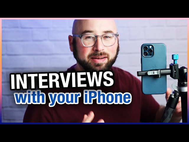 Two Person Interview Setup with an iPhone | Create...