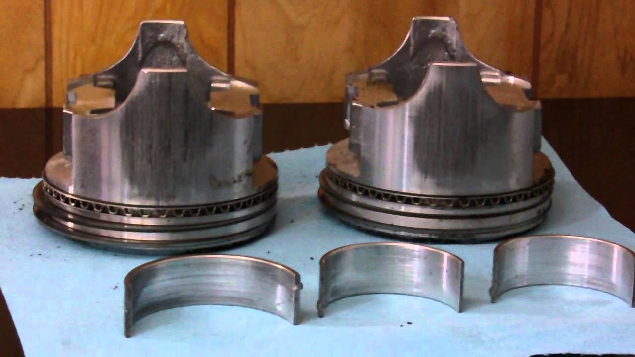 Vortec 350 Pistons Totaled in a Chevy 1500 4Bolt Main YouTube