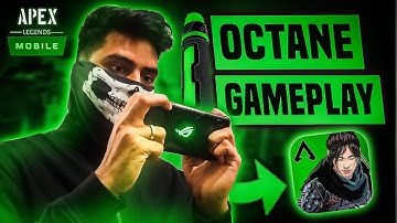 Octane agressive Gameplay //ASUS ROG 3// APEX LEGENDS MOBILE INDIA // CBT4