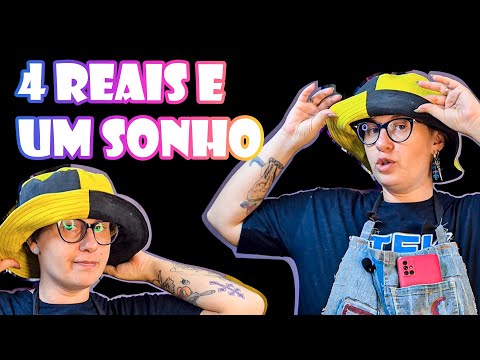 Fiz um BUCKET HAT gigante