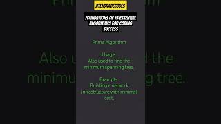 Foundations of 15 Essential Algorithms for Coding Success #shorts #jitendra