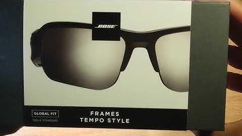 Bose Frames Tempo - Unboxing video