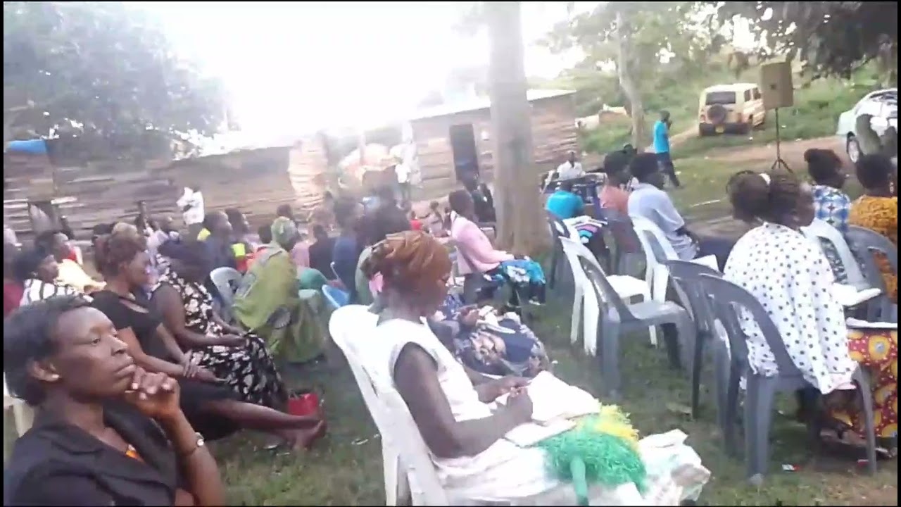 Rev. Akuma Ronald At Gguda For An Open Air Ministry