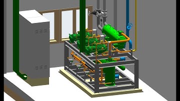 Simulate asia chemical cool storage control and supervisor system with HMI  PLC Scada schneider