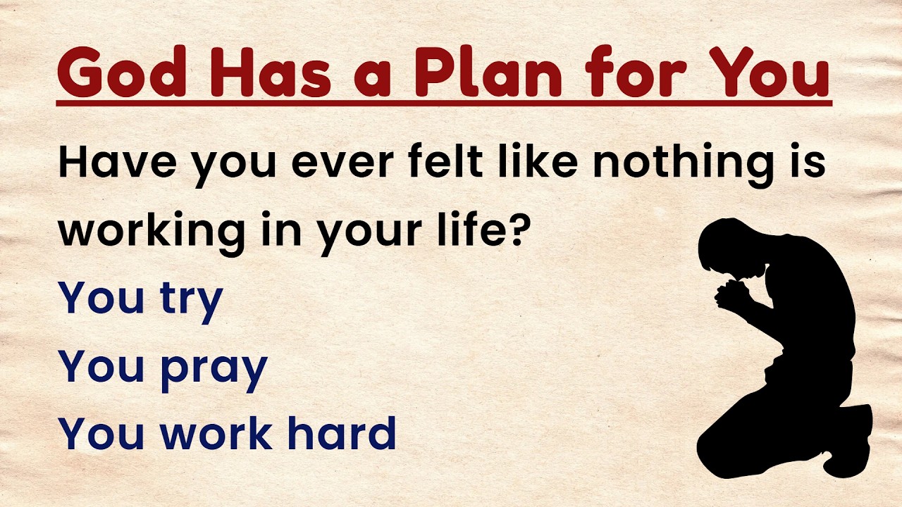 Learn English Through Story (Level 3)⭐️ | God Has a Plan for You | English Listening & Speaking