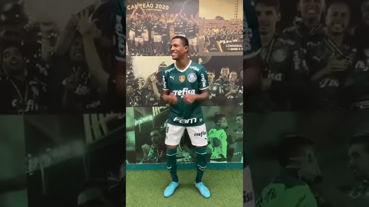 Olha a dancinha do jogador do Palmeiras Danilo