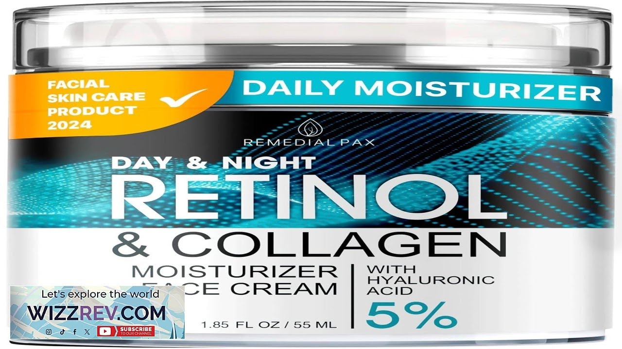 Face Moisturizer Retinol Cream Anti Aging Neck Firming Cream Collagen Day