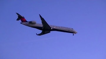 Delta Connection Bombardier CRJ-700 landing at LAX