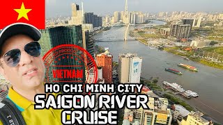 Saigon River Cruise | Nightlife on Grab Bikes | Vietnam Vlog