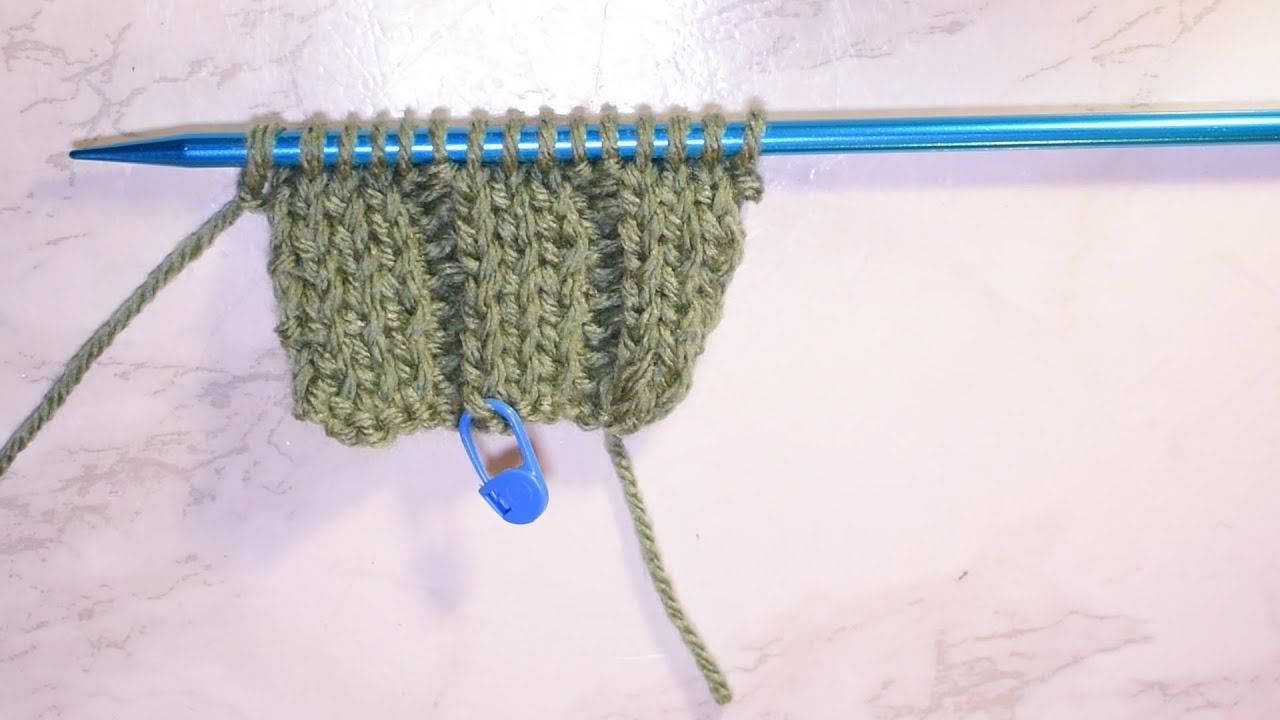 How to Knit the 3 x 2 Rib Stitch YouTube