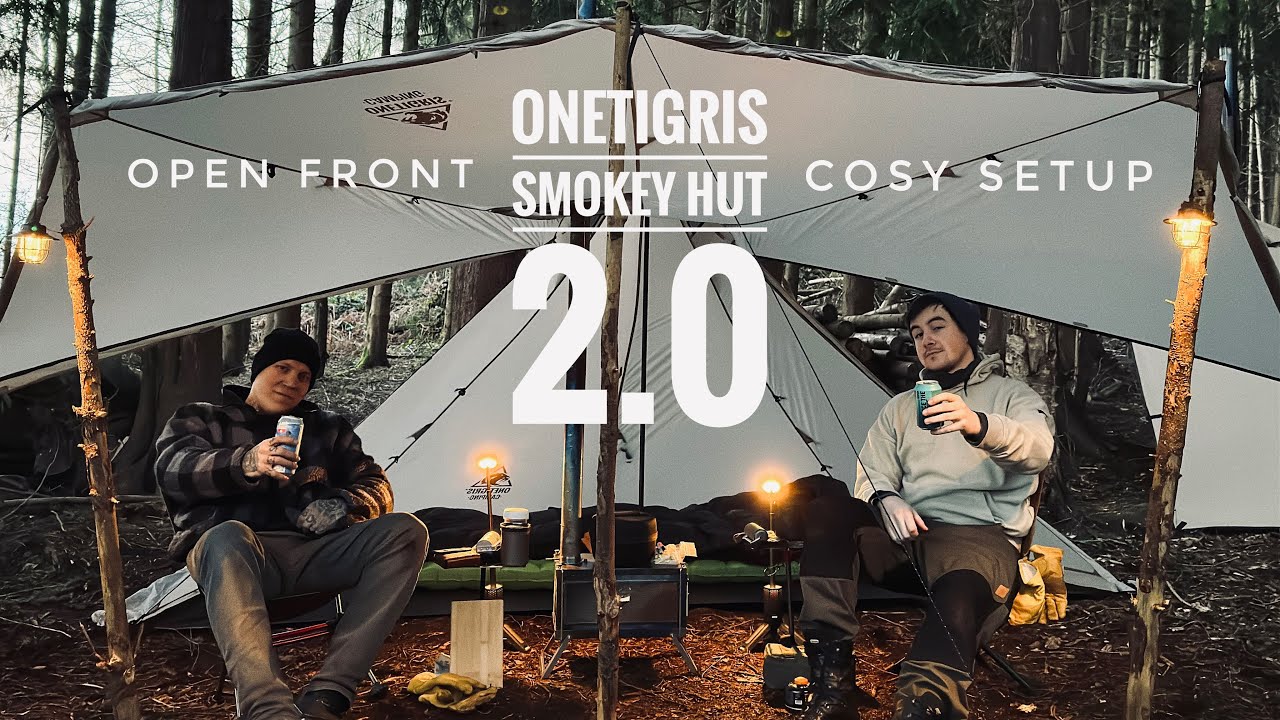 OneTigris Northgaze tipitent voor 2-4 personen, outdoor campingtent met