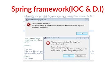 Resolved Creating maven-archetype-quickstart has encountered a problem