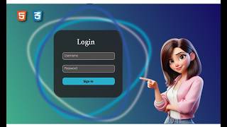 Animated Login Form | HTML &amp; CSS Animation Login Form | How to Create Animated Login Form