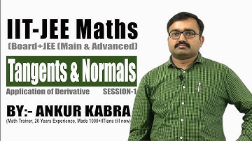 Tangents & Normals: (AOD) : Session 1