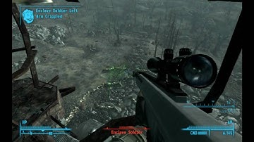 Fallout 3 Real Time Settlers Mod - My Second Settlement - 20 Man Enclave Attack Held Off