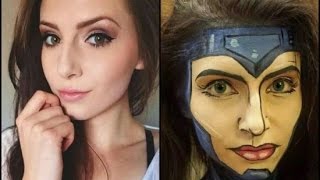 Talented Makeup Artist Turns People into Living Comic Book Characters- Lianne Moseley