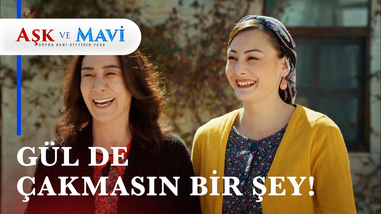 Bir şeyi çaktırmama ekibi iş başında! 😂 - Aşk ve Mavi 21. Bölüm