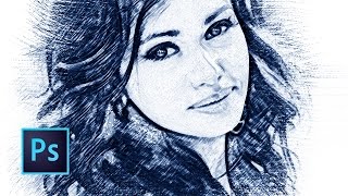 Photoshop Tutorial | Drawing Effect | Sketch