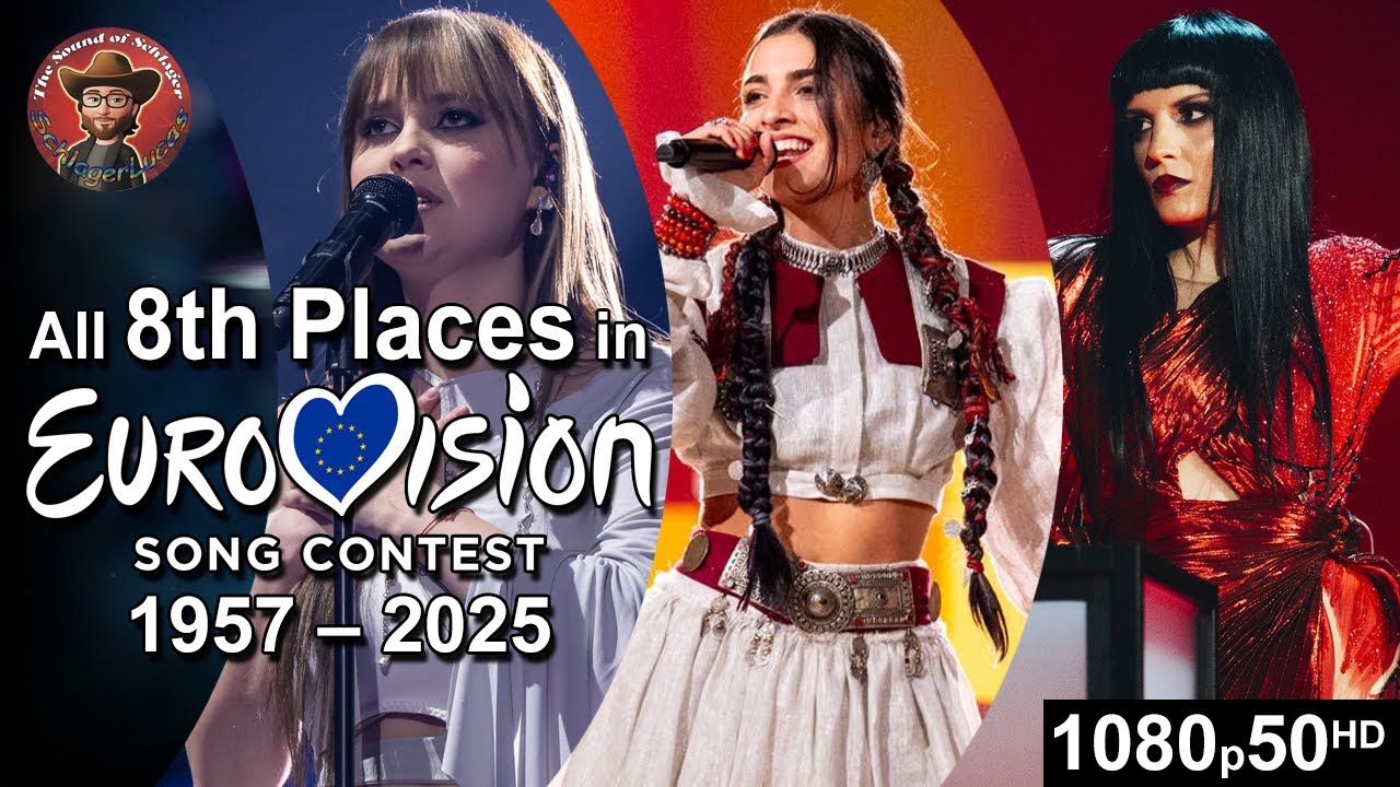 All 8th Places in Eurovision Song Contest (1957-2025)