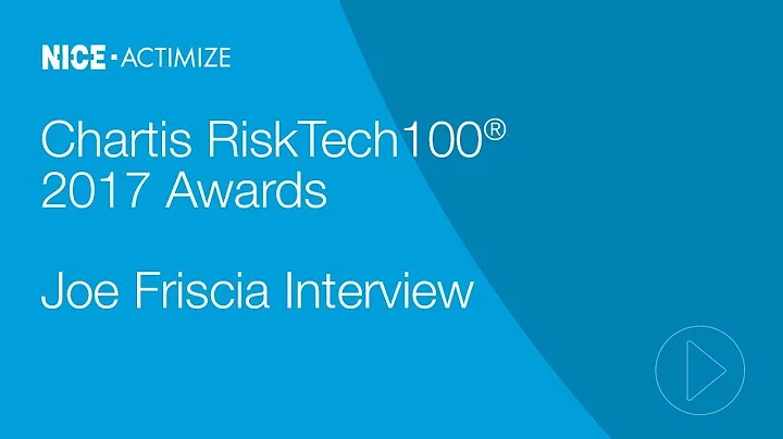 NICE Actimize - Chartis RiskTech100 2017 Awards